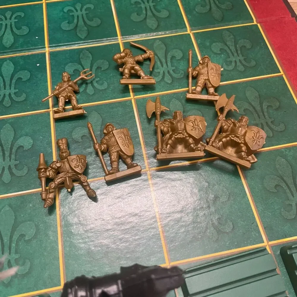 Vintage Lionheart Board Game Parker Brothers Medieval Warfare Strategy Complete